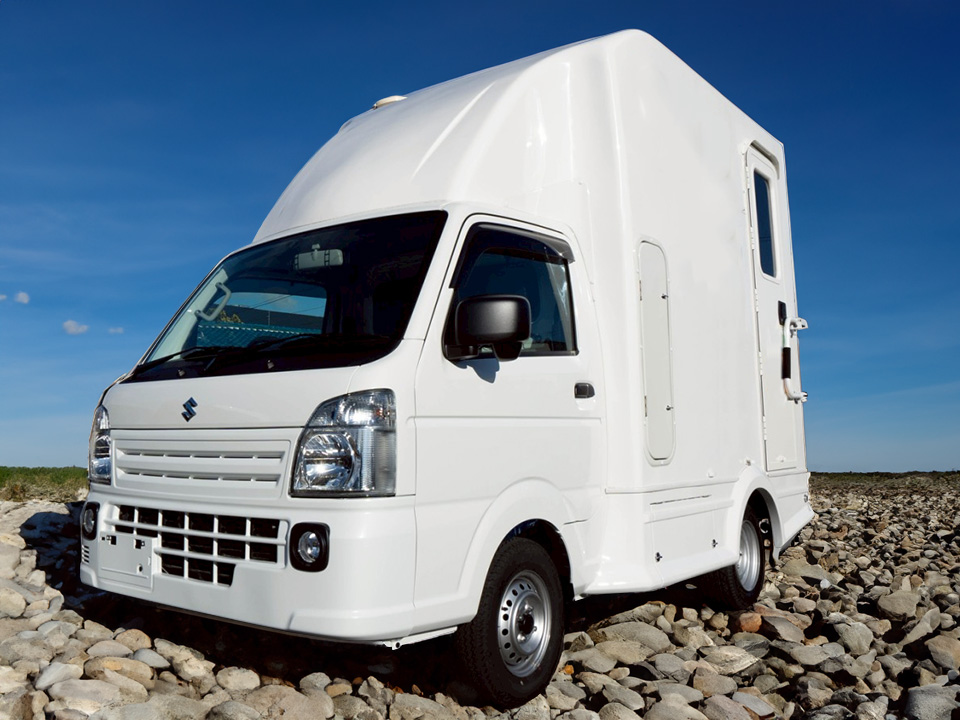 自走式トイレカーノーマルタイプ　前方