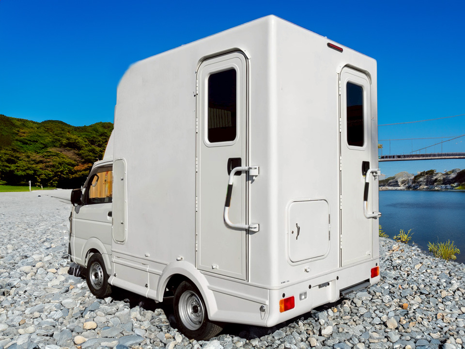 自走式トイレカーノーマルタイプ 後方